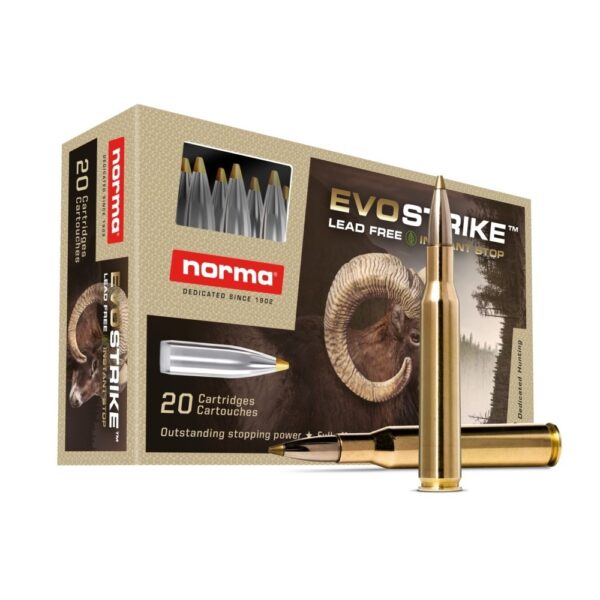 Norma EvoStrike .270 Winchester 96 Gr. Hollow Polymer Tip Boat Tail- Lead Free- Box of 20