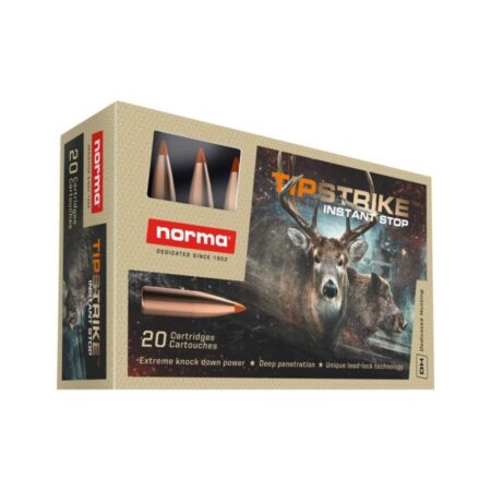 Norma TipStrike .280 Remington 160 Gr. Polymer Tip Flat Base- Box of 20