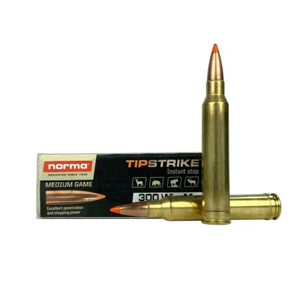 Norma TipStrike .300 Winchester Magnum 170 Gr. Polymer Tip Flat Base- Box of 20