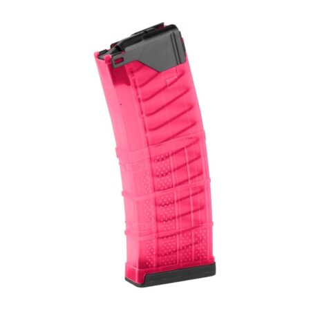 Lancer L5AWM Hybrid AR-15 .223/5.56mm 30-Round Magazine- Translucent Pink