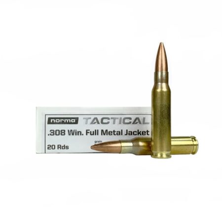 Norma Tactical .308 Winchester 147 Gr. Full Metal Jacket- Box of 20