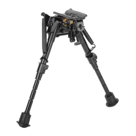 an image of the product Caldwell XLA 6-9" Pivot Bipod Sling Stud Quick Detach- Black- 247142