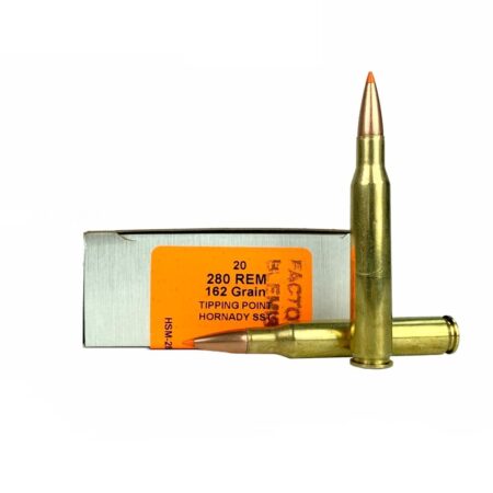 HSM Tipping Point 2 Factory Blemish .280 Remington 162 Gr. Hornady SST Polymer Tip- Box of 20