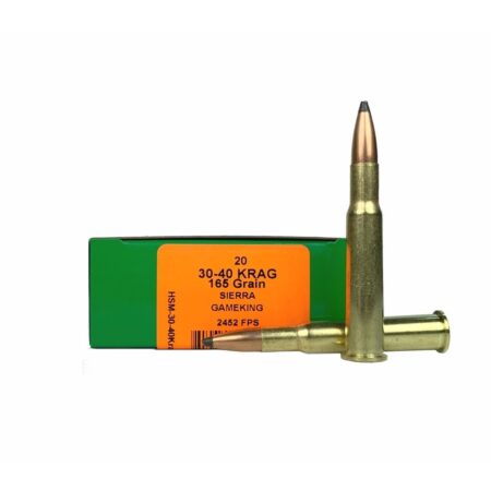 HSM Factory Blemish .30-40 Krag 165 Gr. Sierra GameKing Soft Point Boat Tail- Box of 20
