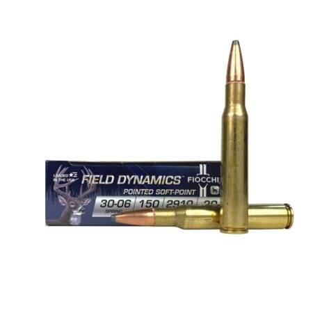 Fiocchi Field Dynamics .30-06 Springfield 150 Gr. Pointed Soft Point- Box of 20