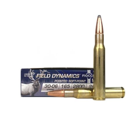 Fiocchi Field Dynamics .30-06 Springfield 165 Gr. Pointed Soft Point- Box of 20