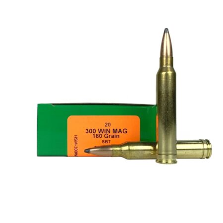 HSM Factory Blemish .300 Winchester Magnum 180 Gr. Sierra GameKing Soft Point Boat Tail- Box of 20