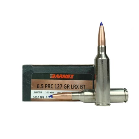 Barnes VOR-TX Long Range 6.5mm PRC 127 Gr. Barnes LRX Boat Tail- Lead-Free- Box of 20