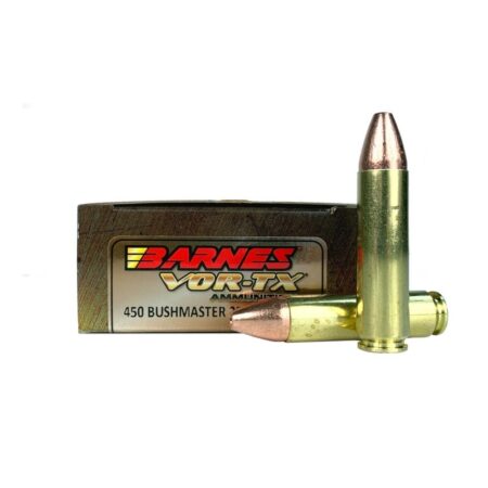 Barnes VOR-TX .450 Bushmaster 250 Gr. TSX Flat Base- Lead Free- Box of 20