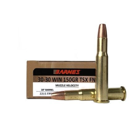 Barnes Pioneer .30-30 Winchester 150 Gr. TSX Hollow Point Flat Nose- Lead Free- Box of 20