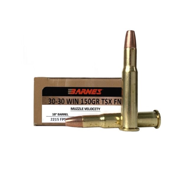 Barnes Pioneer .30-30 Winchester 150 Gr. TSX Hollow Point Flat Nose- Lead Free- Box of 20