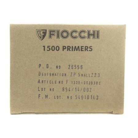 Fiocchi Zero Pollution Small Rifle Primers- Lead-Free- Box of 1500 (HAZMAT Fee Required)
