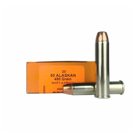 HSM .50 Alaskan 450 Gr. Swift A-Frame Soft Point- Box of 20