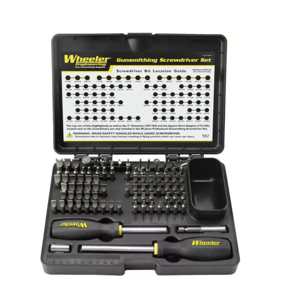 Wheeler Engineering 89-Piece Professional Plus Gunsmithing Screwdriver Set