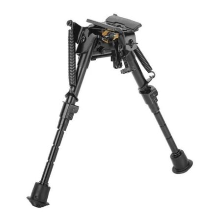 an image of the product Caldwell XLA 9-13" Pivot Bipod Sling Stud Quick Detach- Black- 571429