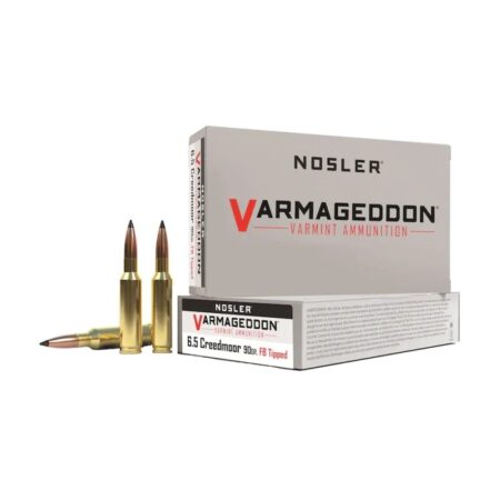 Nosler Varmageddon 6.5mm Creedmoor  90 Gr. Tipped Flat Base- Box of 20