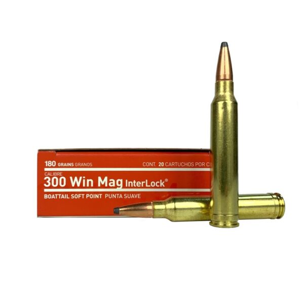 Aguila .300 Winchester Magnum 180 Gr. Interlock Spire Point Boat Tail- Box of 20