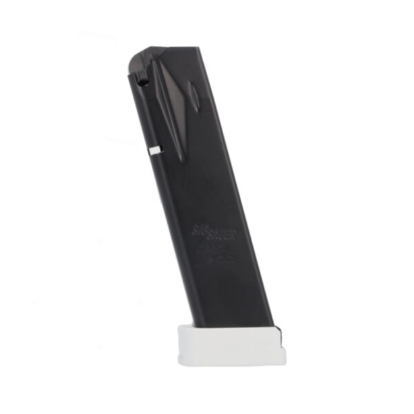 SIG SAUER P226 X-FIVE 9mm 20-Round Extended Magazine- Aluminum Base Plate- White