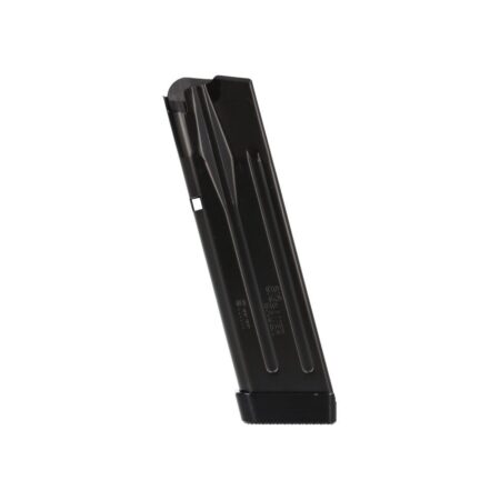 SIG SAUER P320 Full Size 9mm 17-Round Magazine-Aluminum Baseplate- Black