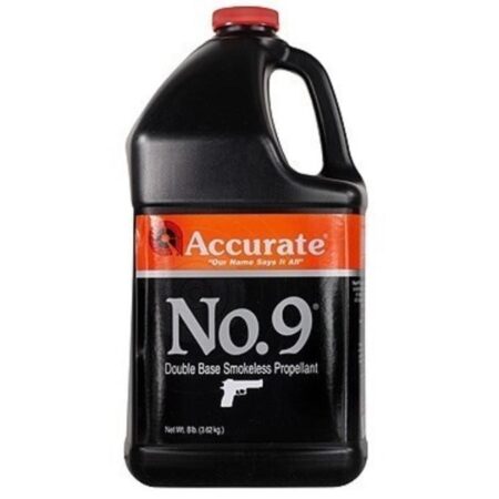 Accurate No. 9 Smokeless Powder- 8 Lbs. (HAZMAT Fee Required)