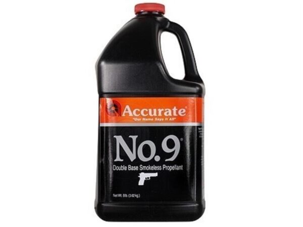 Accurate No. 9 Smokeless Powder- 8 Lbs. (HAZMAT Fee Required)