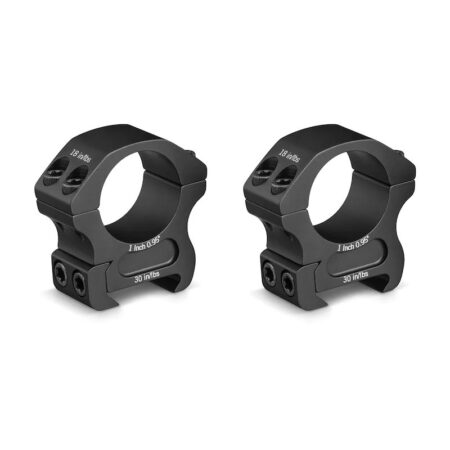 Vortex Pro 1" Rifle Scope Rings- .95" Medium Height- Picatinny/Weaver- Matte Black