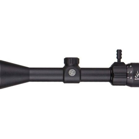 SIG SAUER Buckmasters 3-12x44mm Hunting Rifle Scope 1" Main Tube, BuckMaster BDC Reticle, 0.25 MOA, SFP- Black