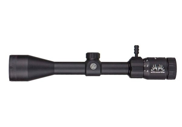 SIG SAUER Buckmasters 3-12x44mm Hunting Rifle Scope 1" Main Tube, BuckMaster BDC Reticle, 0.25 MOA, SFP- Black