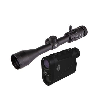 SIG SAUER BuckMasters Combo Kit 4-16x44mm Rifle Scope + 6x22mm Laser Range Finder- Black