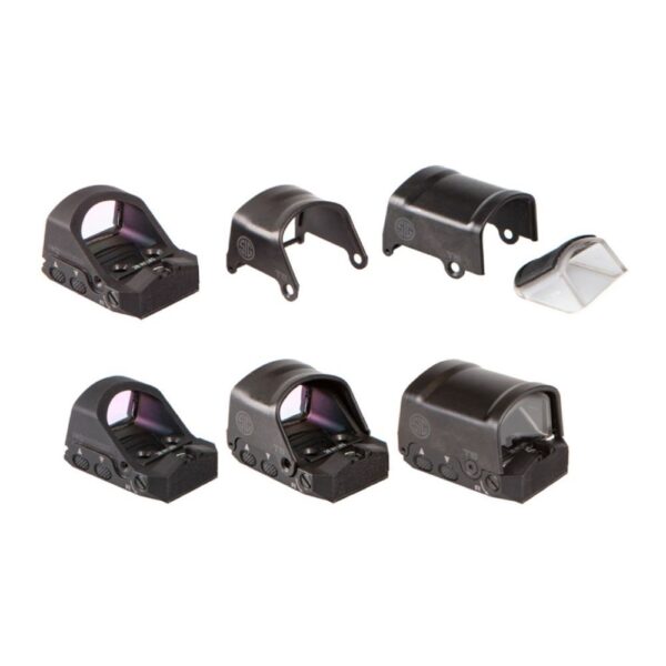 SIG SAUER ROMEO2 1x30mm 3 MOA Red Dot Sight, W/ Pro-Cut Slide Mount & Steel Shrouds- Black - Image 2