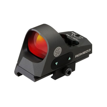 SIG SAUER ROMEO3 1x25mm Reflex Sight 3 MOA Red Dot with M1913 Riser- Graphite