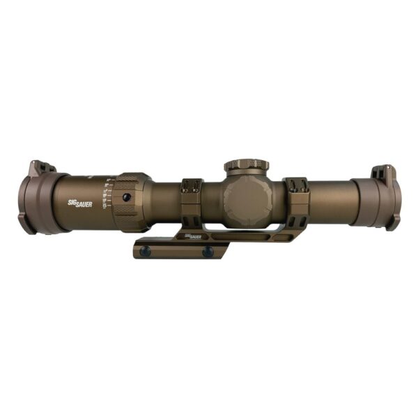 SIG SAUER TANGO-MSR 1-10x28mm Rifle Scope 34mm Main Tube Illuminated MSR BDC10 Reticle, with 1.535 MSR Mount- Coyote