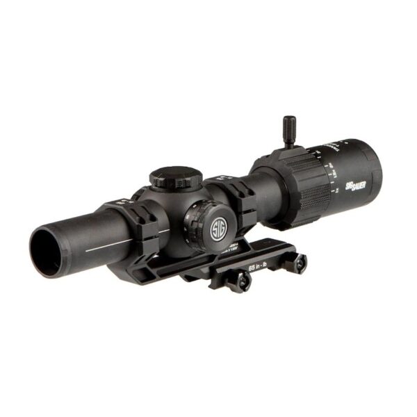 SIG SAUER Tango-MSR 1-8x24mm 30mm Tube MSR-BDC8 Reticle, 0.5 MOA, Cantilever Picatinny Mount- Black