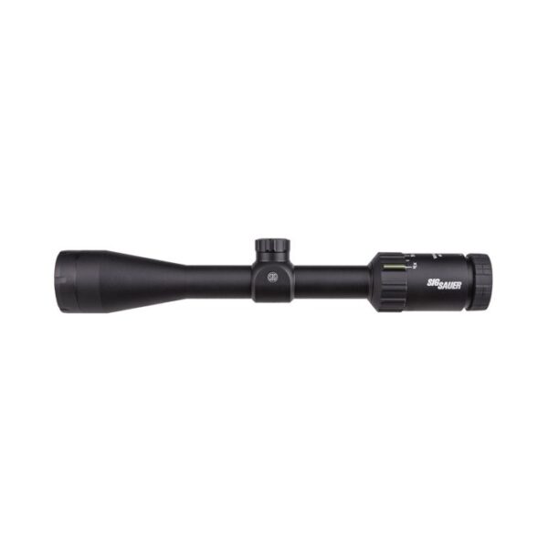 SIG SAUER WHISKEY3 4-12x40mm Hunting Rifle Scope 1" Main Tube, 0.25 MOA, QuadPlex Reticle- Black