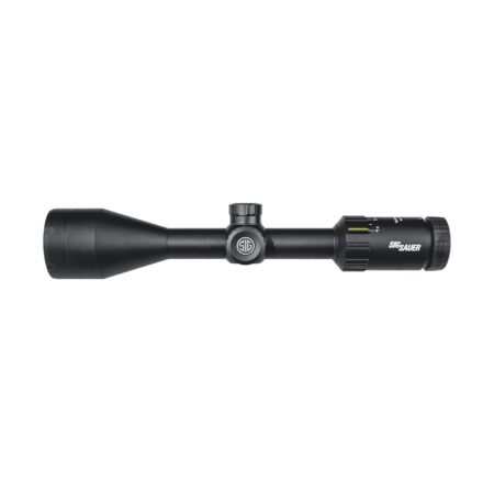 SIG SAUER WHISKEY3 4-12x50mm Hunting Rifle Scope 1" Main Tube, 0.25 MOA, BDC-1 QuadPlex Reticle- Black