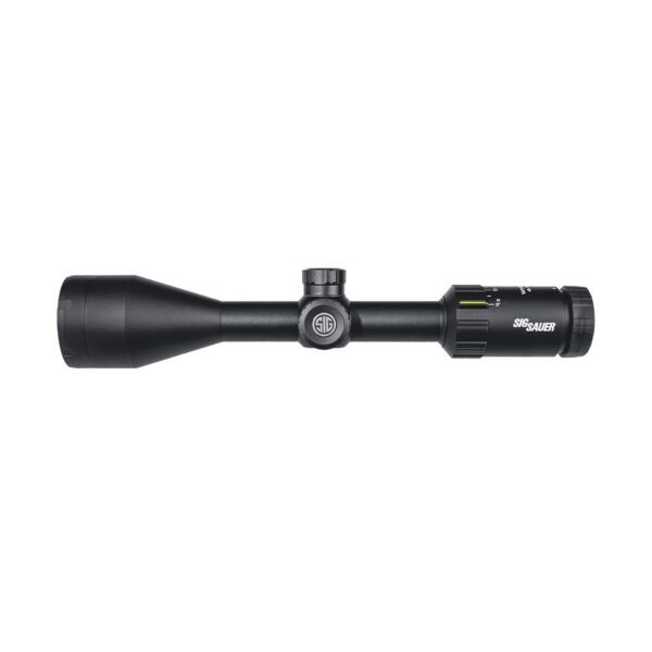 SIG SAUER WHISKEY3 4-12x50mm Hunting Rifle Scope 1" Main Tube, 0.25 MOA, BDC-1 QuadPlex Reticle- Black