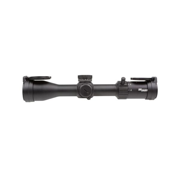SIG SAUER WHISKEY4 3-12x44mm Hunting Rifle Scope 30mm Main Tube, BDC-1 Reticle, Zero Stop- Black