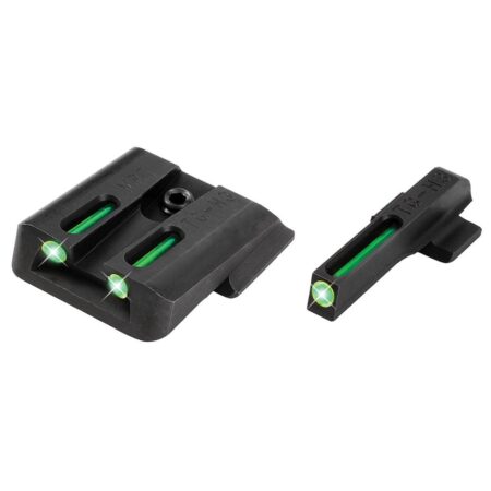 TRUGLO Brite-Site Tritium Sight Set S&W M&P, SD9, SD40 Steel Tritium- Green