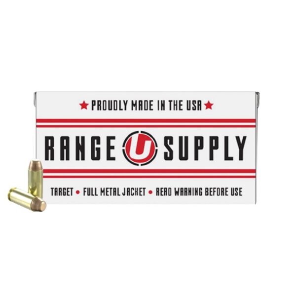 Underwood Range Supply 10mm Auto 180 Gr. Full Metal Jacket- Box of 50