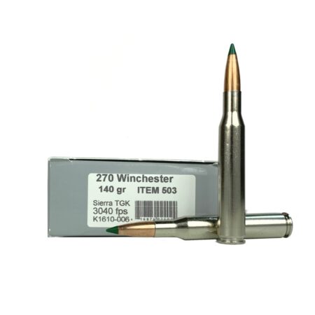 Underwood .270 Winchester 140 Gr. Sierra Tipped Gameking- Box of 20