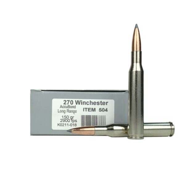Underwood .270 Winchester 150 Gr. Nosler Accubond Long Range- Box of 20