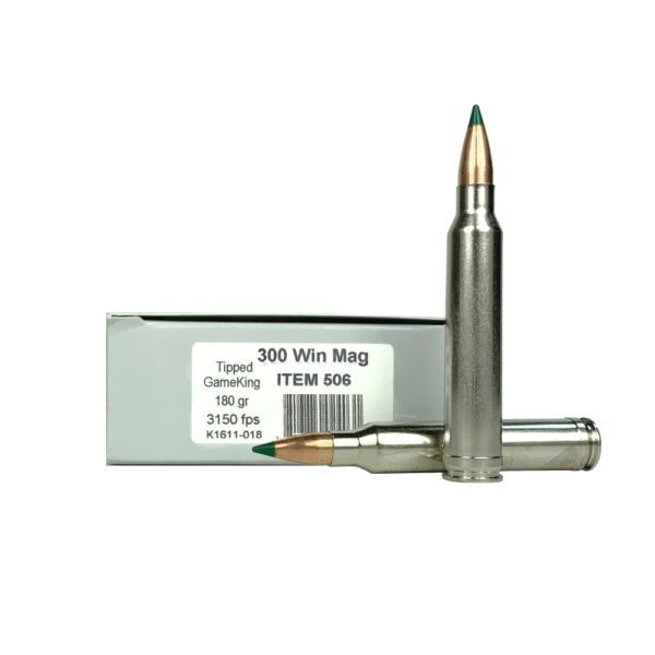 Underwood .300 Winchester Magnum 180 Gr. Sierra Tipped Gameking- Box of 20