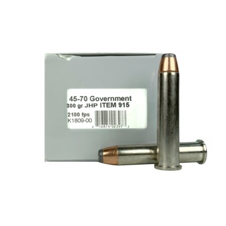 Underwood .45-70 Government 300 Gr. Jacketed Hollow Point- Box of 20