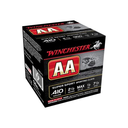 Winchester AA Super Sport Target .410 Bore 2-1/2" 1/2 oz #7-1/2 Shot- Box of 25