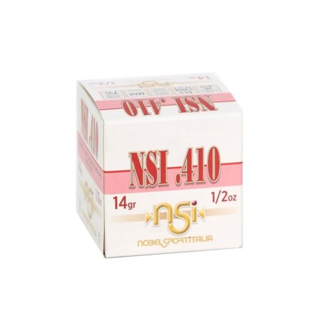 NobleSport .410 Bore  2-1/2" 1/2 oz #8 Lead Shot- Box of 25