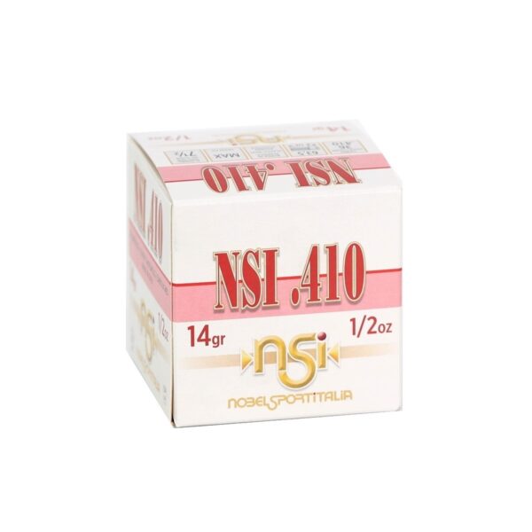 NobleSport .410 Bore  2-1/2" 1/2 oz #8 Lead Shot- Box of 25