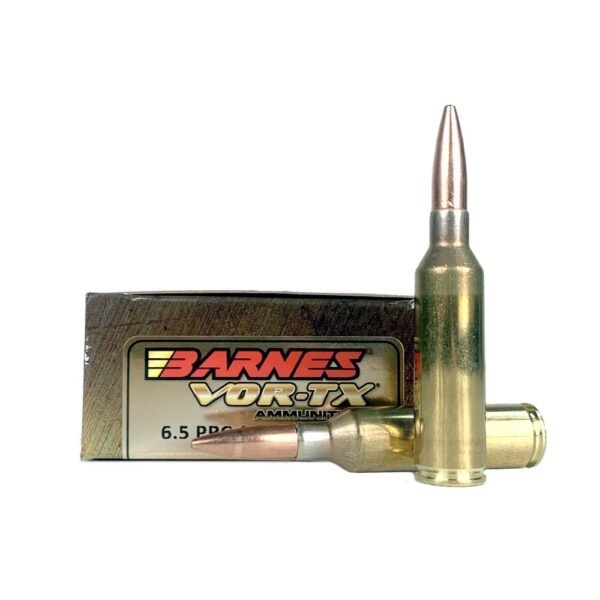 Barnes VOR-TX 6.5mm PRC 130 Gr. TSX Hollow Point Boat Tail- Lead-Free- Box of 20