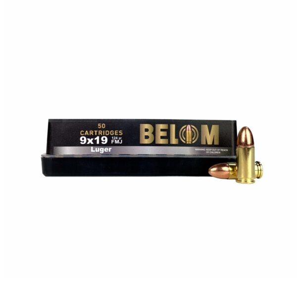 Belom 9mm Luger 124 Gr. Full Metal Jacket- Box of 50