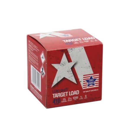 Stars and Stripes .410 Bore 2-1/2" 1/2 oz #9 Shot- Box of 25