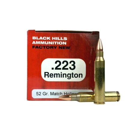 Black Hills .223 Remington 52 Gr. Match Hollow Point- Box of 50
